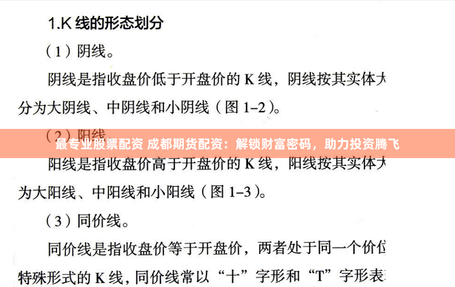最专业股票配资 成都期货配资：解锁财富密码，助力投资腾飞